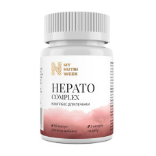 Добавка для здоров'я, Hepato Complex, My Nutri Week, 60 капсул