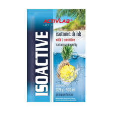 Передтренувальний комплекс, Isoactive Isotonic Drink, Activlab, 31,5 г (Ананас)