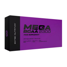 BCAA, Mega BCAA 2300, Scitec Nutrition, 120 капсул