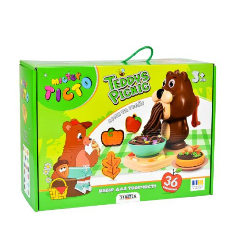 Набор для творчества "Мистер тесто. Teddyʼs Picnic", укр
