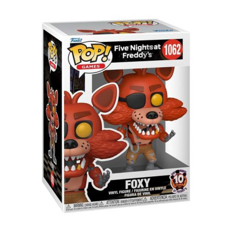 Ігрова фігурка FUNKO POP! серії "5 ночей у Фредді: 10 років" - ФОКСІ