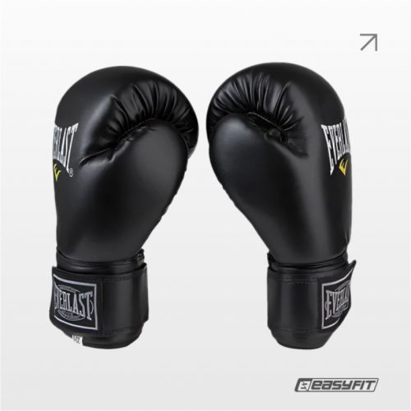 Боксерские перчатки Everlast 12 унций (12 oz) черные
