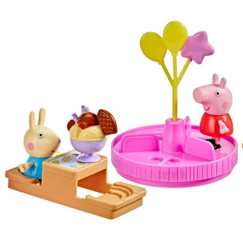 Игровой набор Peppa Figurines серии Моменты с Пеппой – Карусель и лакомства