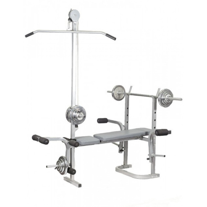 Скамья под штангу с тяговым блоком HouseFit WB 09239