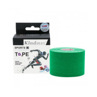 Кінезіо тейп Kindmax 5см х 5м Зеленый