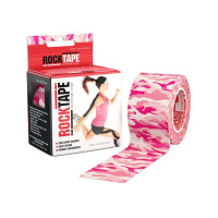 Кінезіо тейп RockTape Design (5см х 5м) Розовый камуфляж