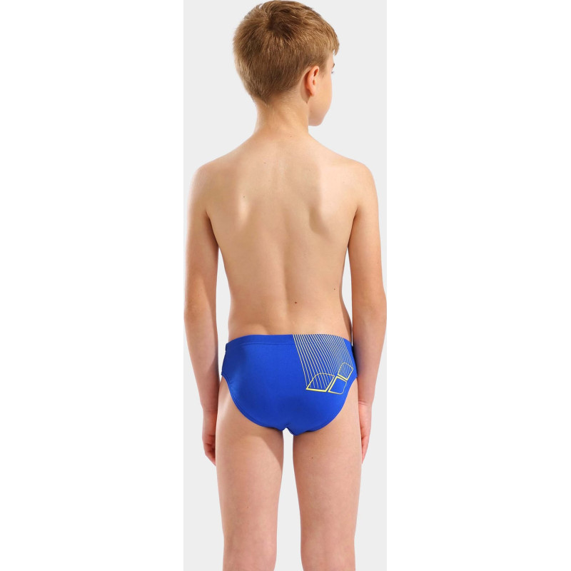 Плавки-сліпи для хлопчиків Arena BRIGHT SWIM BRIEFS синій, жовтий Діт 116 см
