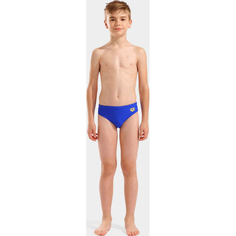 Плавки-сліпи для хлопчиків Arena TALES SWIM BRIEFS синій, жовтий Діт 116 см