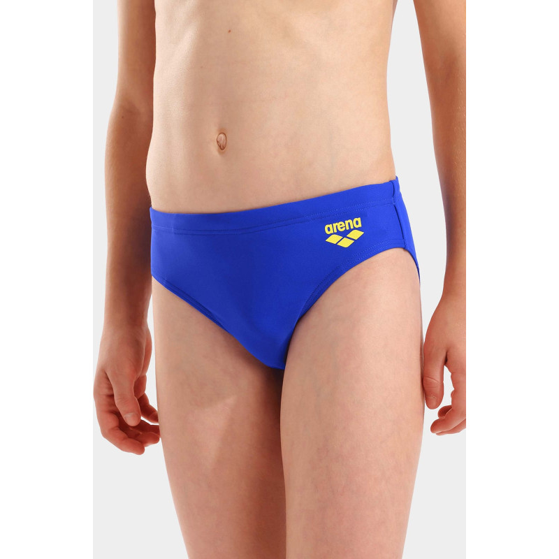 Плавки-сліпи для хлопчиків Arena TALES SWIM BRIEFS синій, жовтий Діт 116 см