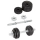 Гантель набірна 20кг 1шт LiveUp DUMBELL SET