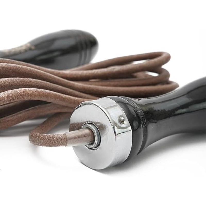 Скакалка шкіряна LiveUp JUMPROPE LEATHER