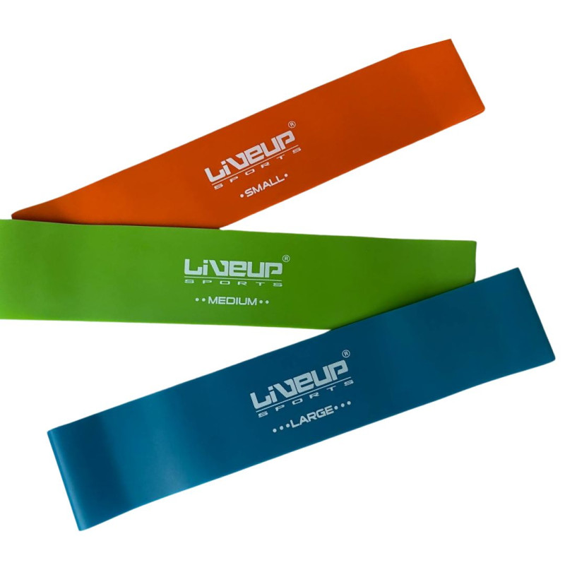 Набір фітнес гумок 3шт. LiveUp EXERCISE LOOP