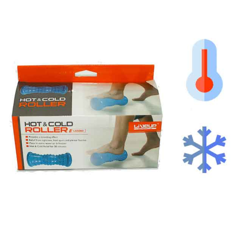 Масажний ролик LiveUp HOT AND COLD ROLLER
