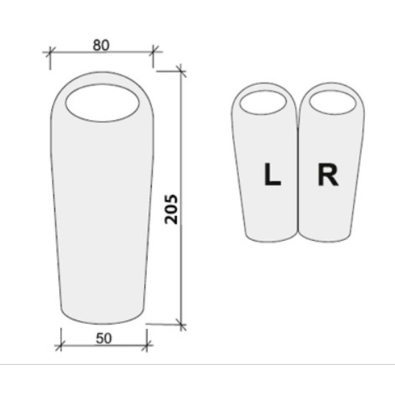 Спальний мішок Terra Incognita Siesta Regular 200 Left