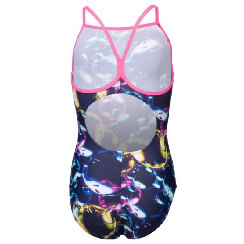 Купальник закритий для дівчат Arena SOAP BUBBLES SWIMSUIT LIGHT DR