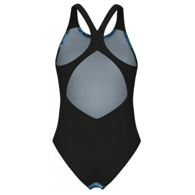 Купальник закритий для жінок Arena BLUE FLOWERS SWIMSUIT V BACK
