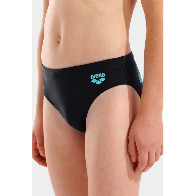 Плавки-сліпи для хлопчиків Arena TALES SWIM BRIEFS чорний, бірюзовий Діт 140 см