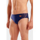 Плавки-сліпи для чоловіків Arena DOUBLE GRAPHIC SWIM BRIEFS темно-синій, помаранчевий Чол 100