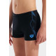Плавки-шорти для хлопчиків Arena GRAPHIC SWIM SHORT чорний, бірюзовий Діт 140 см