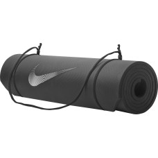 Коврик для фитнеса и йоги Nike TRAINING MAT 2.0 BLACK/WHITE NS, черно-белый