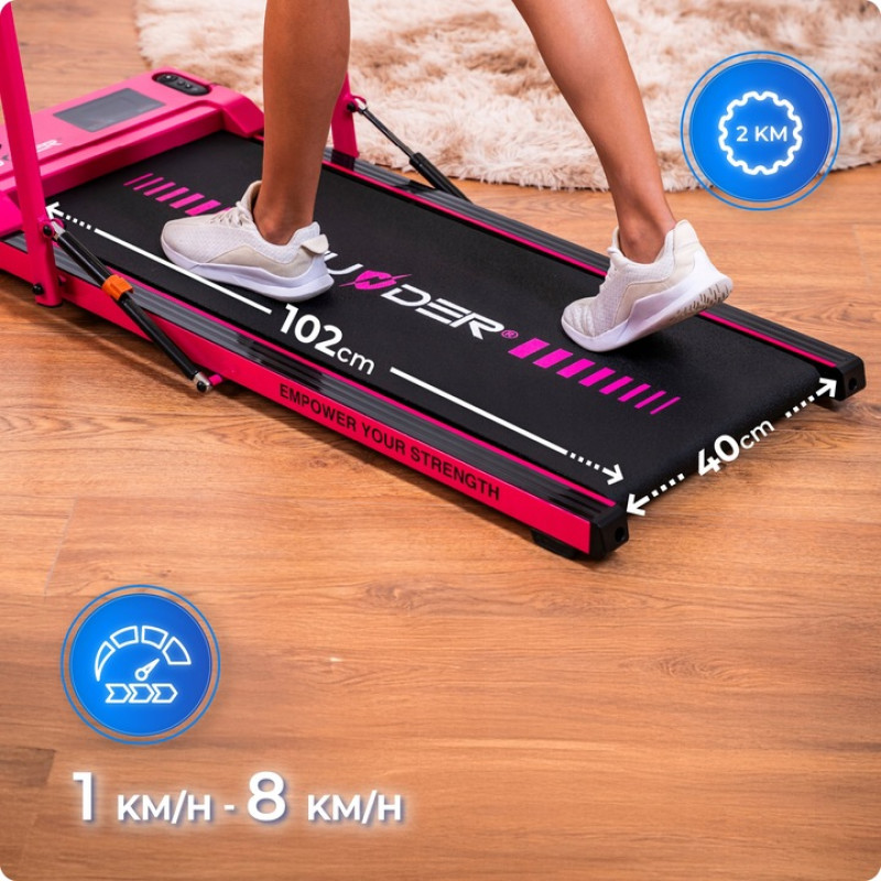 Бігова доріжка електрична THUNDER VIVA-PINK