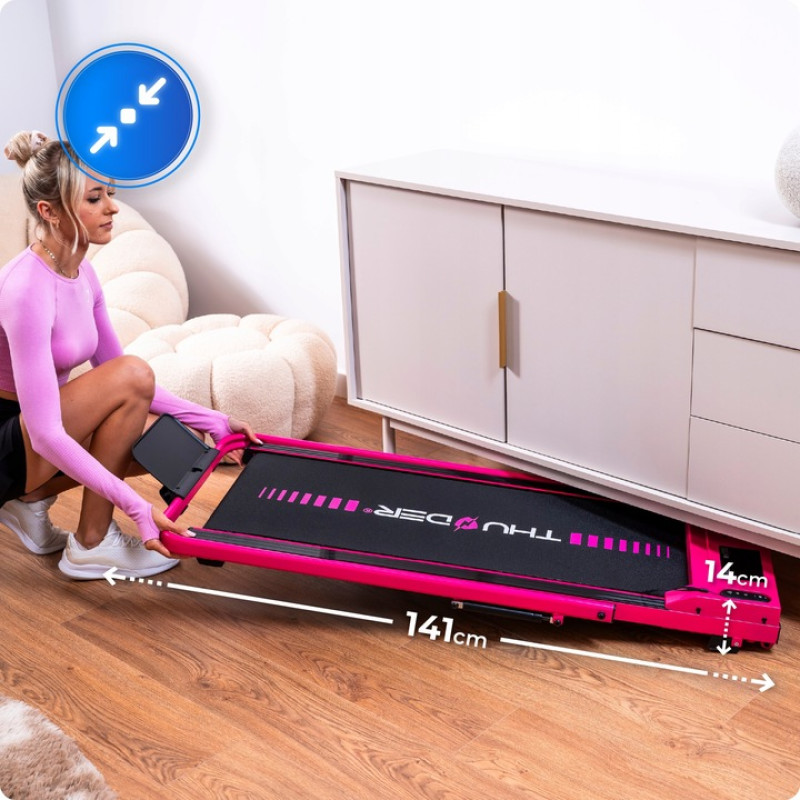 Бігова доріжка електрична THUNDER VIVA-PINK