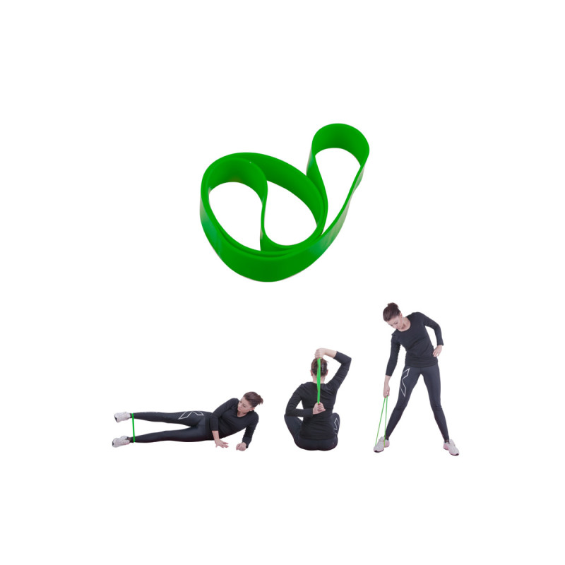 Стрічка-еспандер для вправ inSPORTline Hangy Heavy 27,5 см зелена