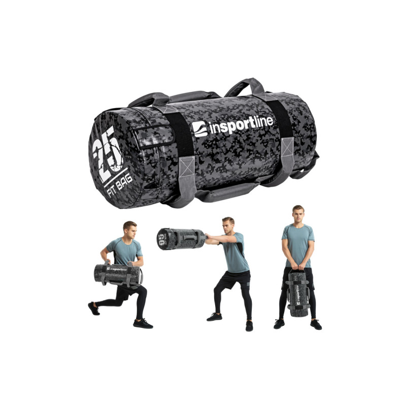 Сумка для тренувань з ручками inSPORTline Fitbag Camu 25 кг