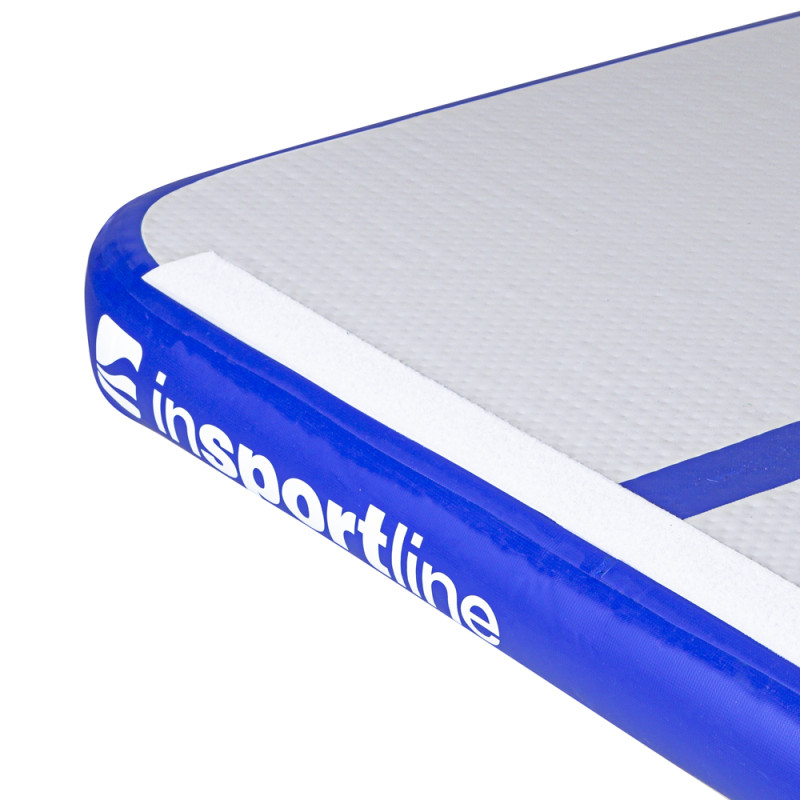 Килимок надувний Airtrack inSPORTline Airstunt 500x100x10 см, біло-синій