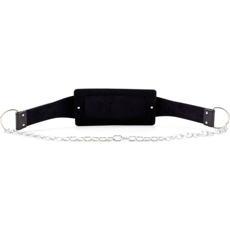 Пояс для тренувань шкіряний з ланцюгом Zipro 85 х 16 х 2 см