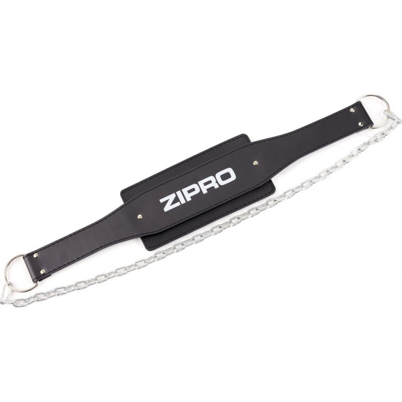 Пояс для тренувань шкіряний з ланцюгом Zipro 85 х 16 х 2 см