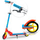 Дитячий самокат Ricokids Kodi блакитно-червоний