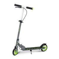Дитячий самокат Ricokids Kodi, сіро-зелений, колеса 145 мм PU LED, сталь