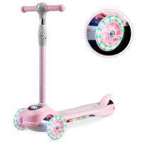 Самокат детский трёхколёсный Ricokids Piko, розовый, алюминий/пластик