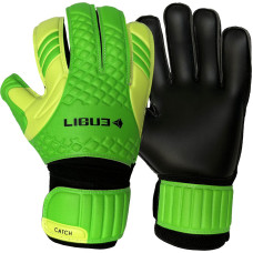 Рукавички воротарські Ligue Catch neon р. 5, чорно-зелені