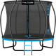 Батут THUNDER INSIDE ULTRA з внутрішньою сіткою 8 футів 255 см чорно-блакитний
