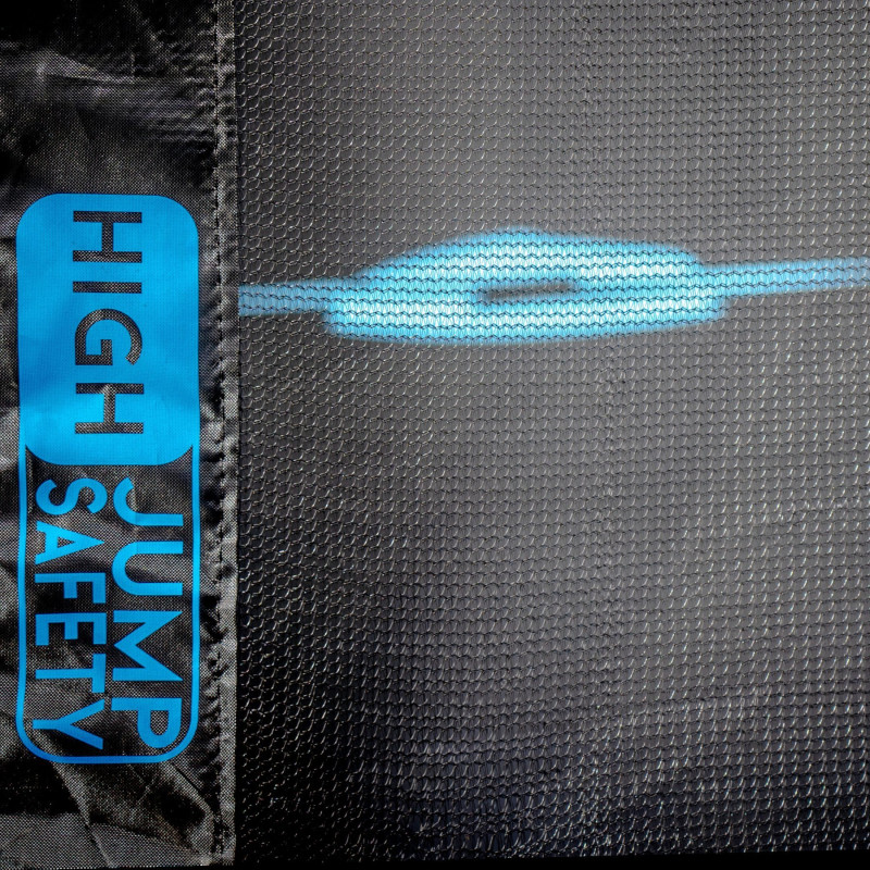 Батут THUNDER INSIDE ULTRA з внутрішньою сіткою 8 футів 255 см чорно-блакитний