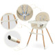 Стільчик для годування Nukido Lilo 63 х 64 х 93 см - бежевий