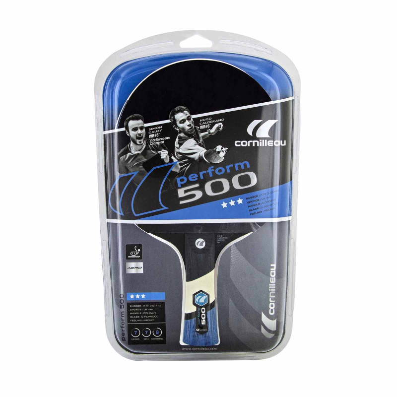 Ракетка для настільного тенісу Cornilleau PERFORM 500 INDOOR, чорно-червона