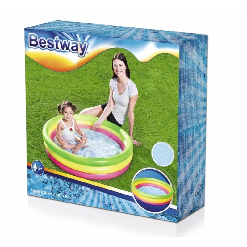 Басейн надувний дитячий Bestway 51104 102х25 см