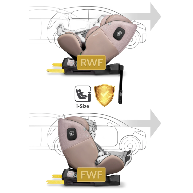 Автокрісло Nukido Aero Line ISOFIX 0-36 кг, бежеве