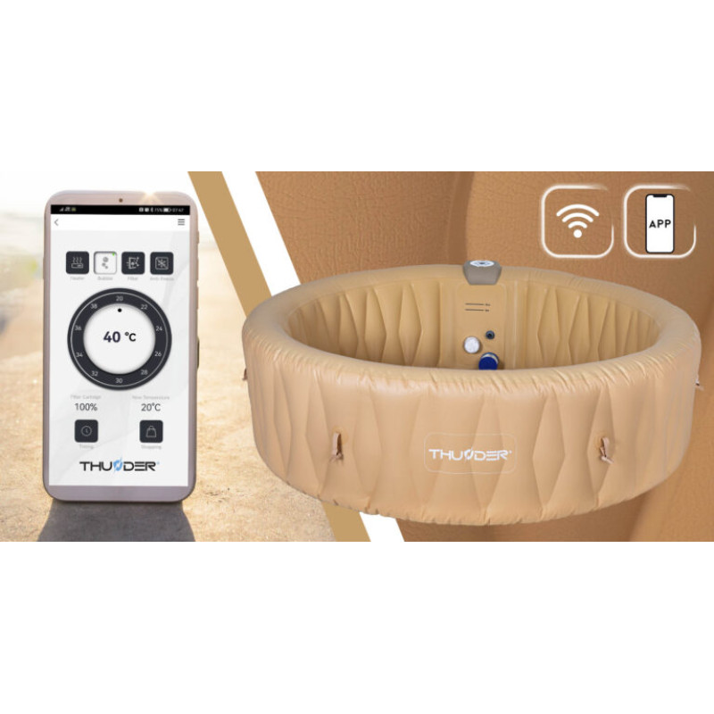 Джакузі-SPA надувне Thunder LATTE 6-місне