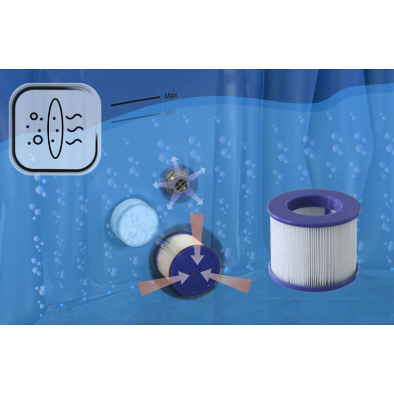 Джакузі-SPA надувне Thunder LATTE 6-місне