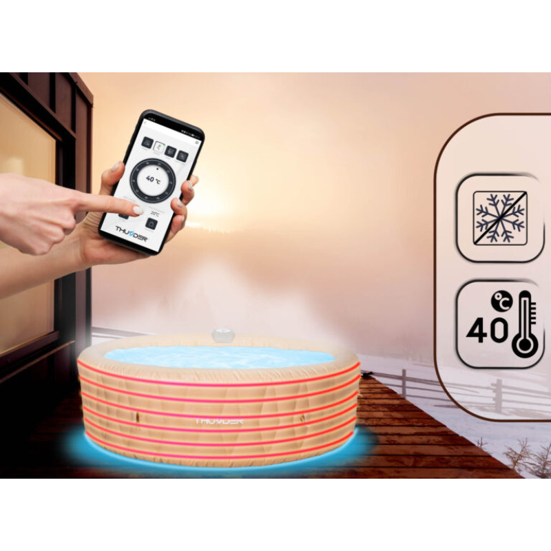 Джакузі-SPA надувне Thunder LATTE 6-місне