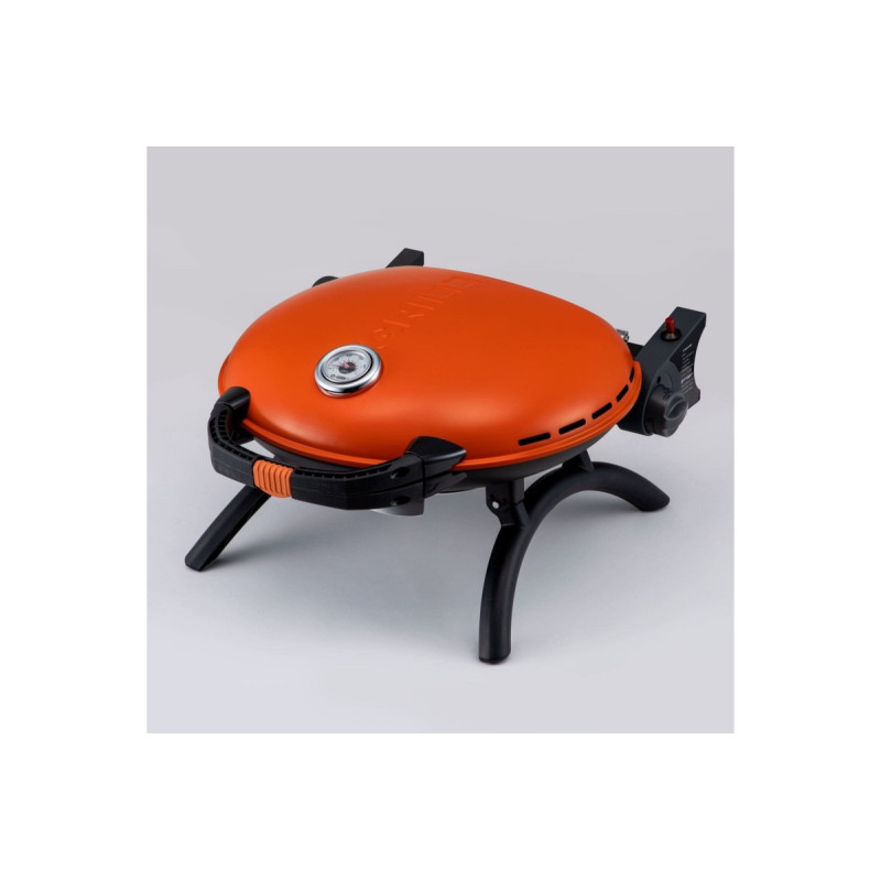 КОМПЛЕКТ Портативний переносний газовий гриль O-GRILL 600T, помаранчевий + шланг в подарунок! Код: 011680