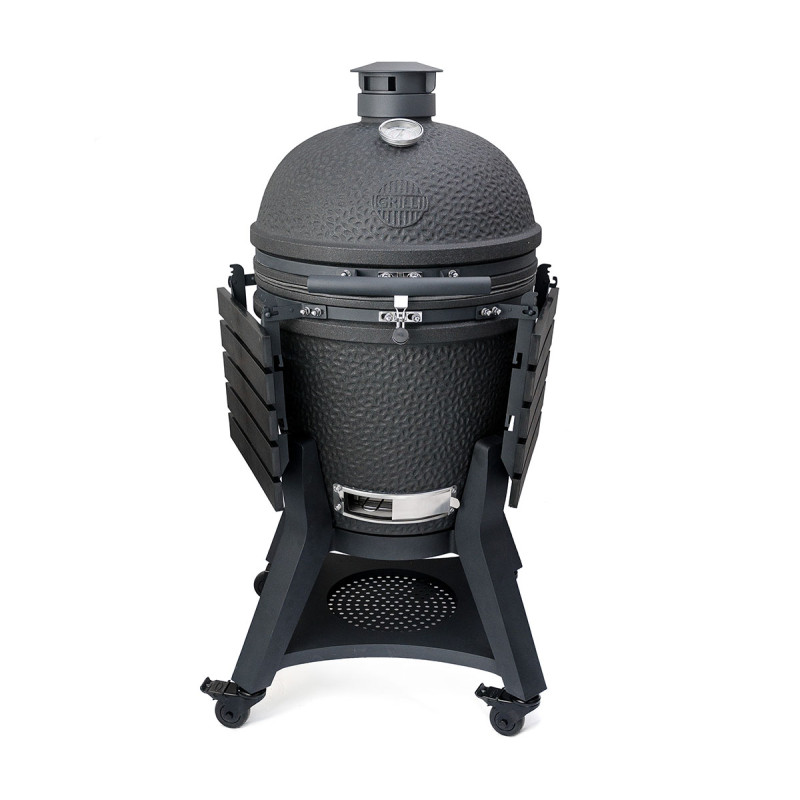 Керамічний вугільний гриль Kamado L 5 в 1 з системою BBQ Block Fire GRILLI 749777 Код: 012008