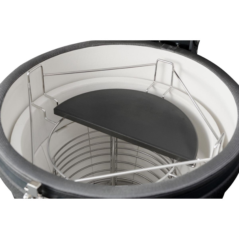 Керамічний вугільний гриль Kamado L 5 в 1 з системою BBQ Block Fire GRILLI 749777 Код: 012008
