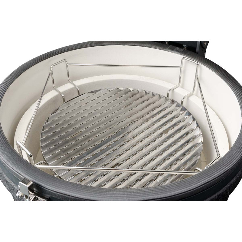 Керамічний вугільний гриль Kamado L 5 в 1 з системою BBQ Block Fire GRILLI 749777 Код: 012008