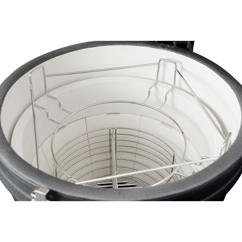 Керамічний вугільний гриль Kamado L 5 в 1 з системою BBQ Block Fire GRILLI 749777 Код: 012008