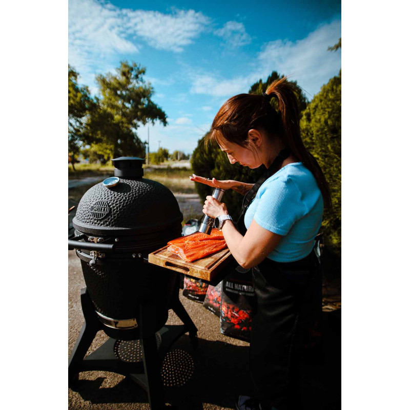 Керамічний вугільний гриль Kamado L 5 в 1 з системою BBQ Block Fire GRILLI 749777 Код: 012008